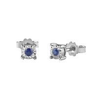 Orecchini Bliss Donna Rugiada Colors in Oro bianco Zaffiro 0.12 Ct 20081339 - 20081339